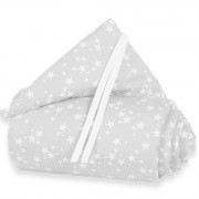 Maxi-Boxspring fejv�d� - barna feh�r csillagokkal